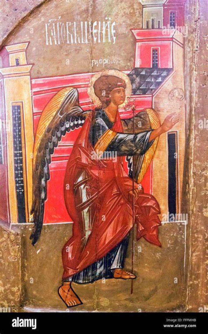 Angel Russian Icon Religious Art High Resolution Stock Photography and