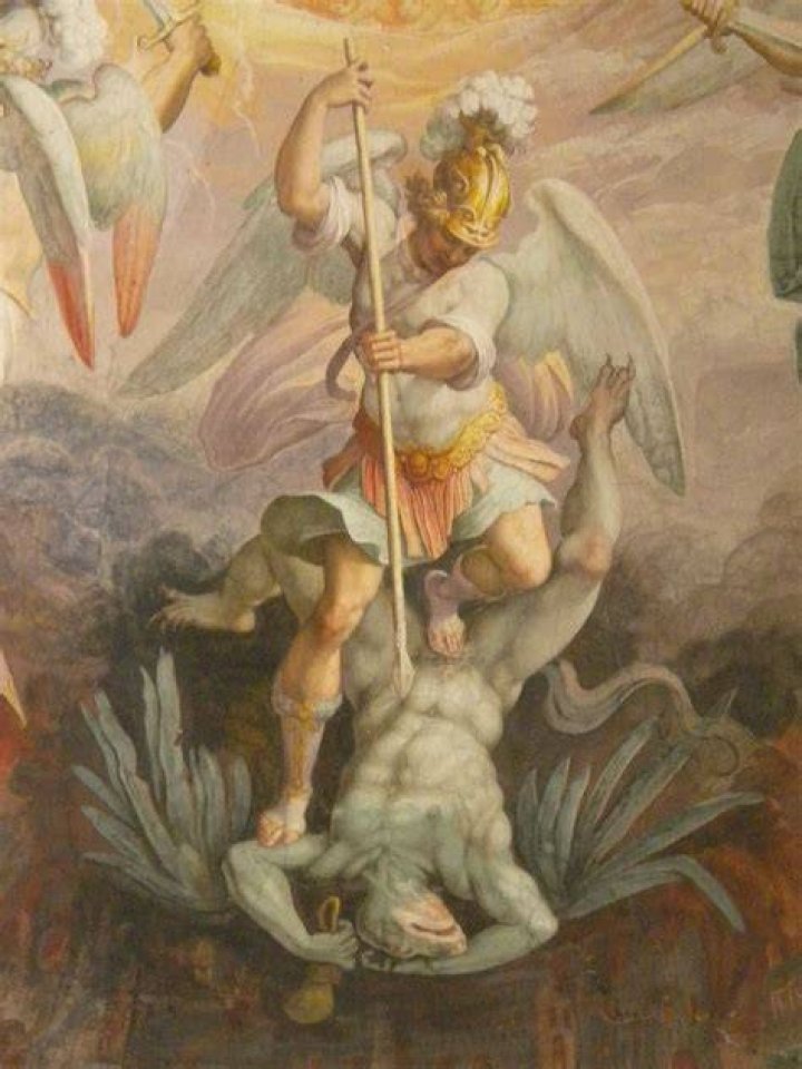 Angels Fighting Demons Painting at Explore