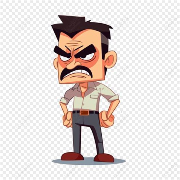 angry View Angry Person Clipart Transparent Pics