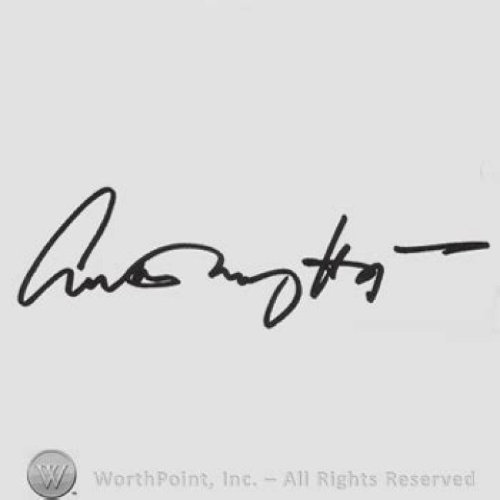 Anthony Hopkins Signature