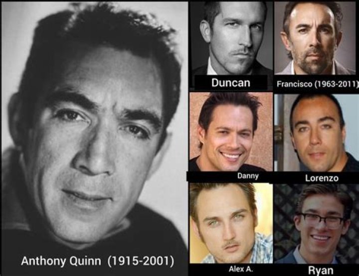 Anthony Quinn and sons Celebrity families, Anthony quinn, Hollywood stars