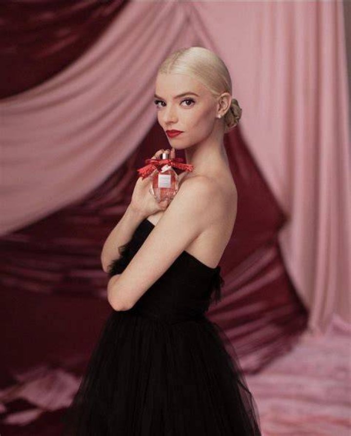 Anya TaylorJoy Viktor and Rolf's Flowerbomb Campaign Photoshoot