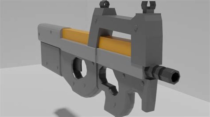 Archivo 3D gratis P90 Doble Cargador Pistola Softair 👽・Plan imprimible en 3D para descargar・Cults