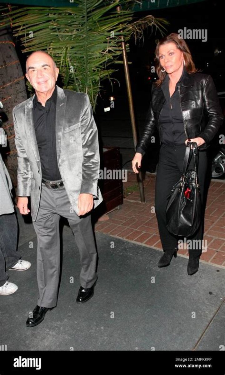 Attorney Robert Shapiro and wife Linell pose outside of Madeo