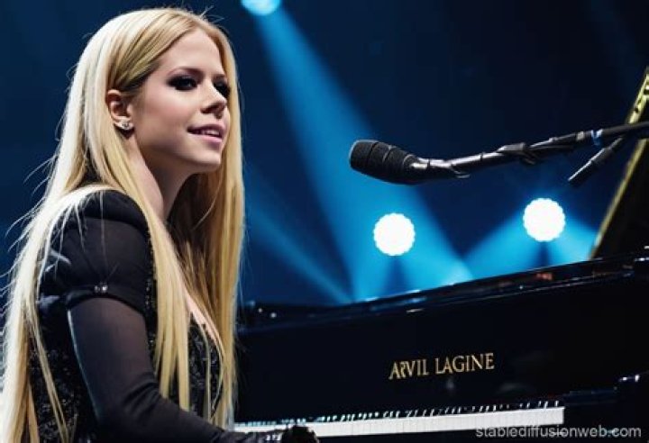 Avril Lavigne Brings Out a PinkHaired Machine Gun Kelly for FirstEver