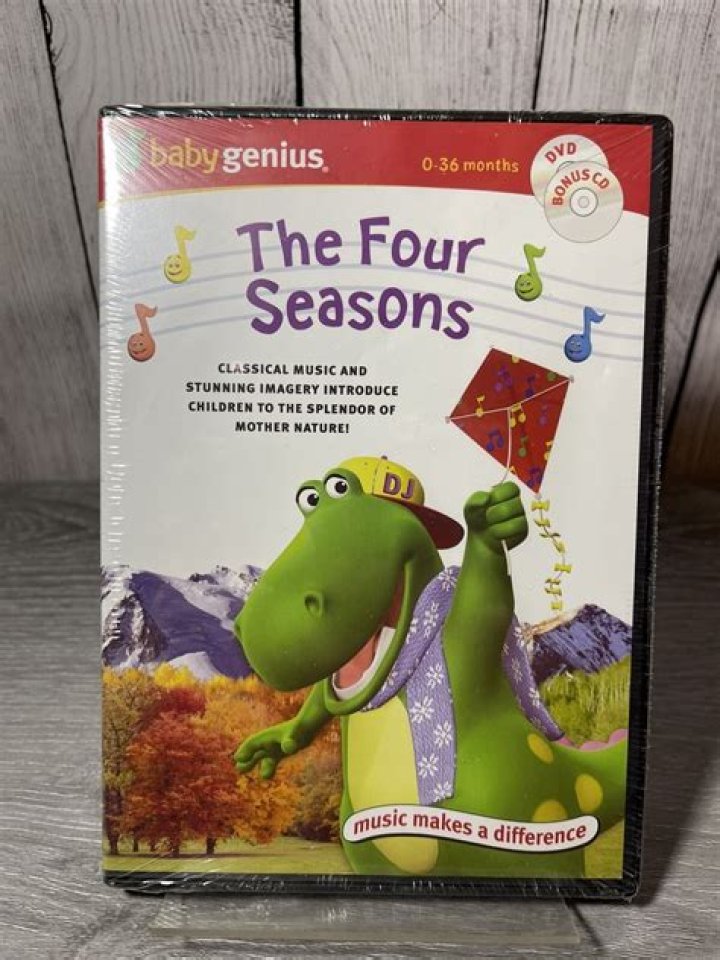 BABY GENIUS Dvd The Four Seasons Music & Colorful Images 0