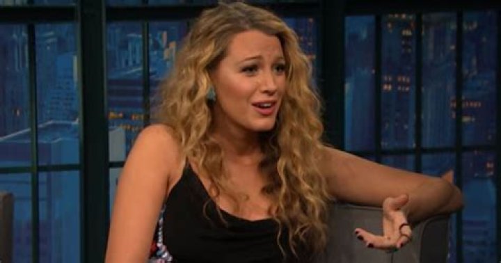 Back When Blake Lively Joked About Her Baby Bump Giving The Audience a