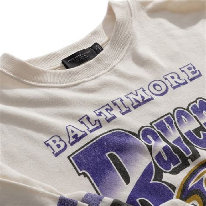 Baltimore Ravens Junk Food Women's Sideline Stripe Pullover Hoodie