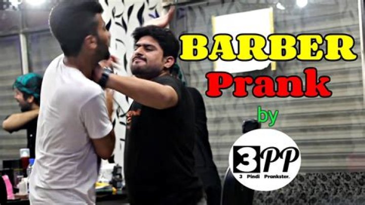 Barber Prank by 3 Pindi Pranksters YouTube
