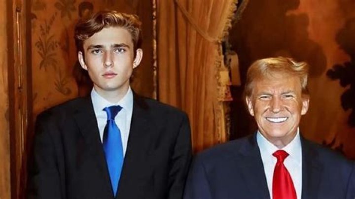 Barron Trump looks JUST like his famous dad Donald in these throwback