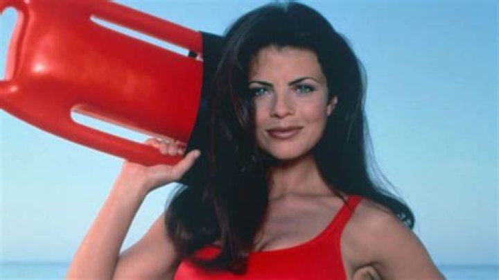 Baywatch babe Yasmine Bleeth looks unrecognisable from her iconic red