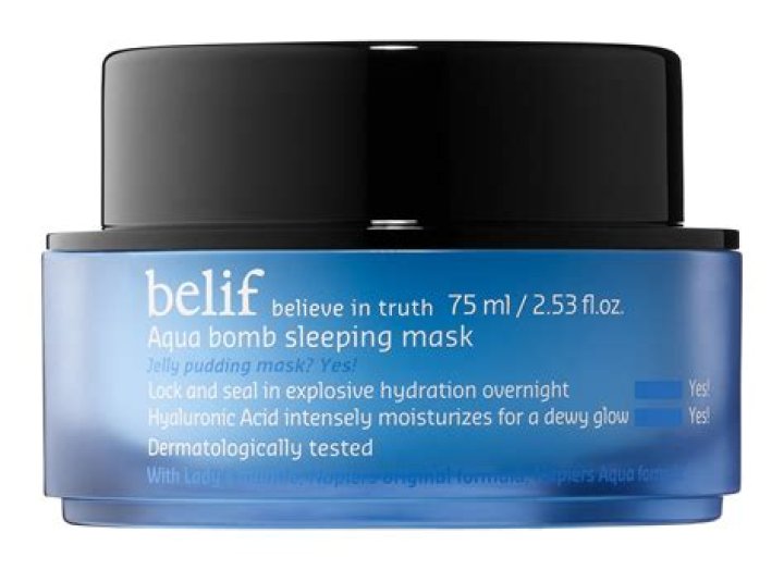 Belif Aqua Bomb Sleeping Mask Review The Happy Sloths Beauty