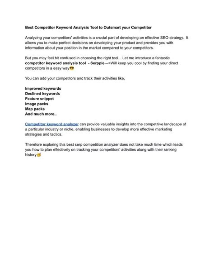 Best Competitor Keyword Analysis Tool 2023 AtOnce
