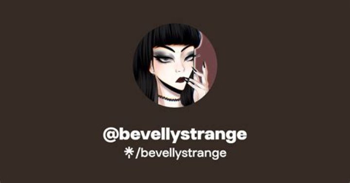 bevellystrange Instagram, TikTok Linktree