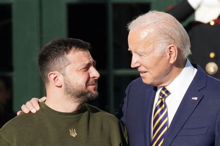 Biden and Zelensky Present a United Front Against Russia The New York