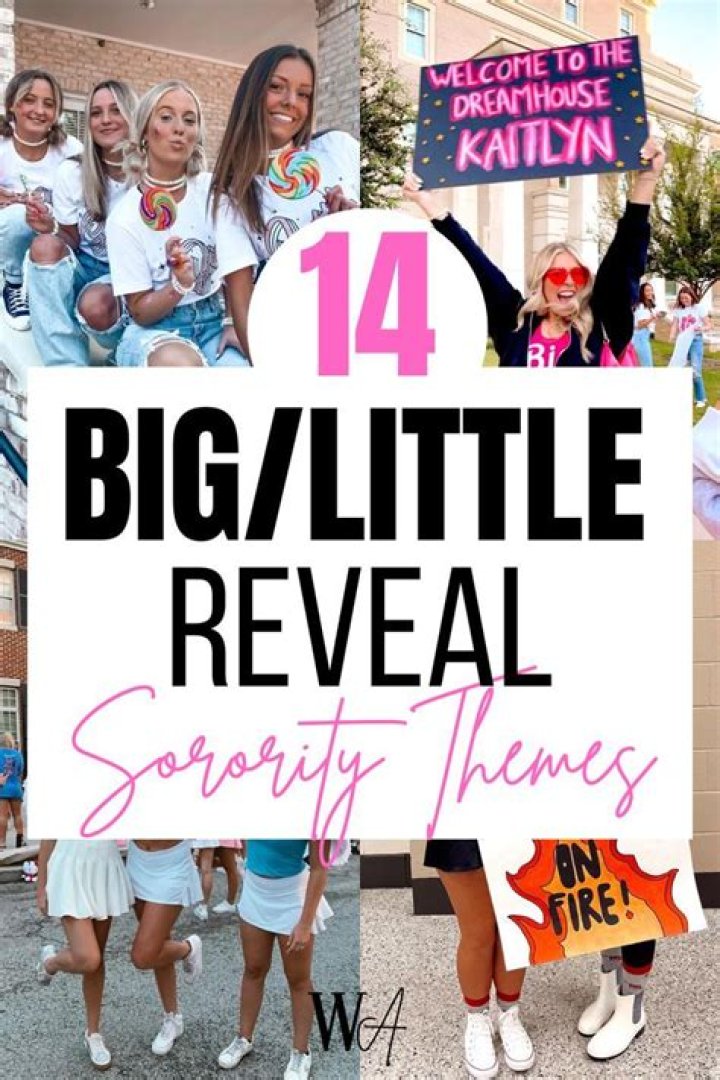 big little reveal themes biglittlerevealthemes Sorority bid day, Bid