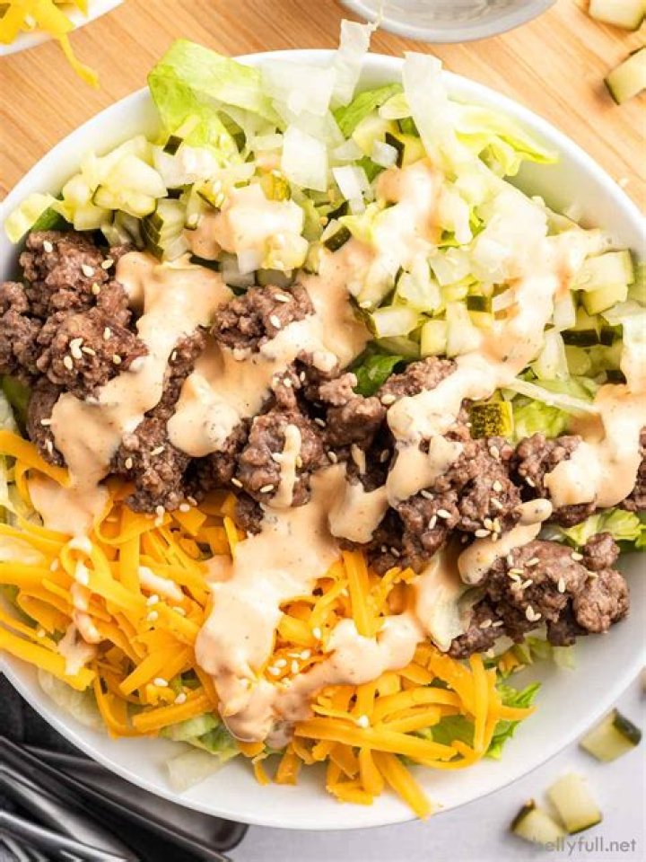Big Mac Salad Recipe Belly Full