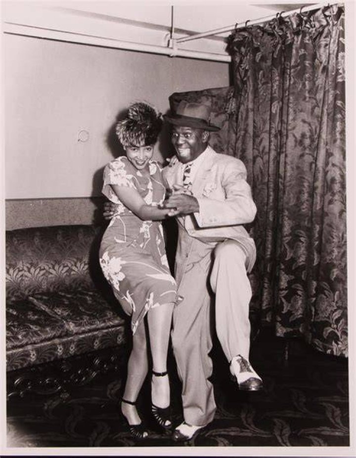 Bill Bojangles Robinson dancing with his wife Elaine Plaines... News