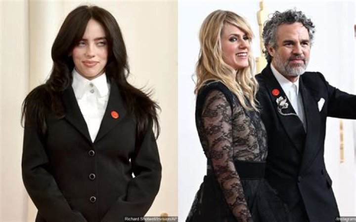 Billie Eilish, Mark Ruffalo and Ava DuVernay at Oscar, Wearing Red Pins