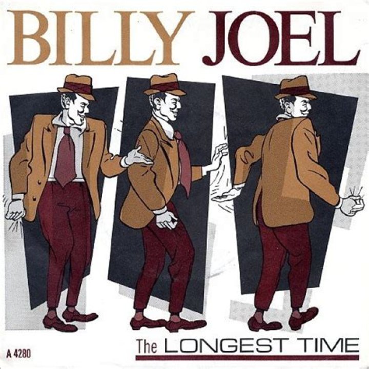 Billy Joel The Longest Time Classic vintage vinyl album Stock Photo