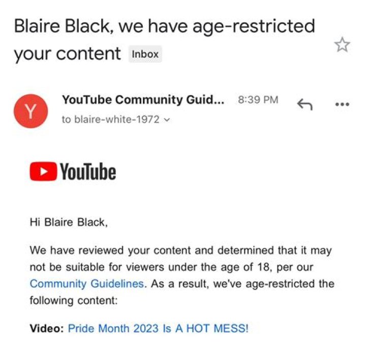 BLAIRE WHITE on Twitter "Start thinking of reasons why you supported