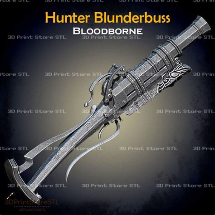 Bloodborne Hunter Blunderbuss &mdash; polycount