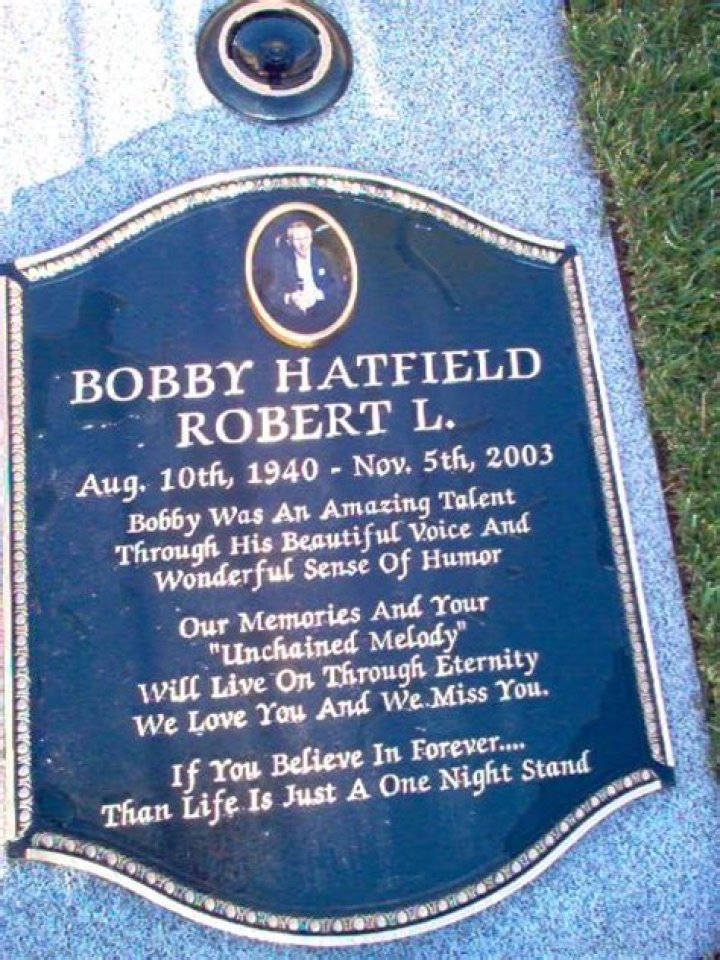 Bobby Hatfield 10th August 1940 5th November 2003 Bobby hatfield
