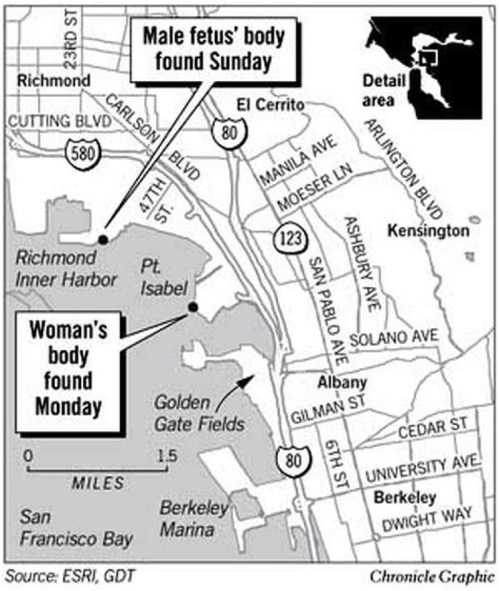 Bodies of fetus, woman found by bay / Cops investigating Laci Peterson