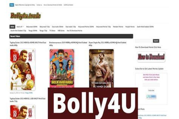 Bolly4u Bollywood Tollywood Hollywood Best Site for movie download