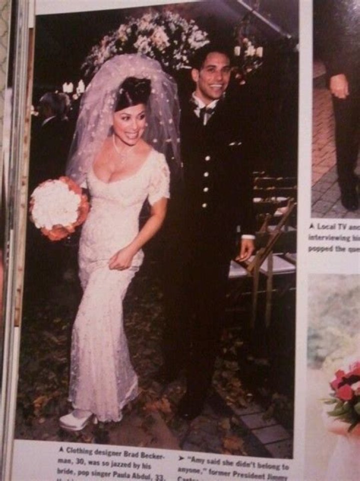 Brad Beckerman and Paula Abdul Celebrity bride, Celebrity wedding
