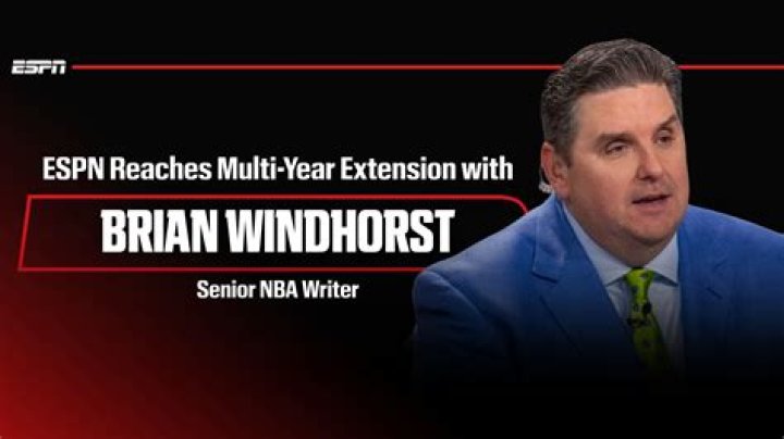 Brian Windhorst ESPN Press Room U.S.