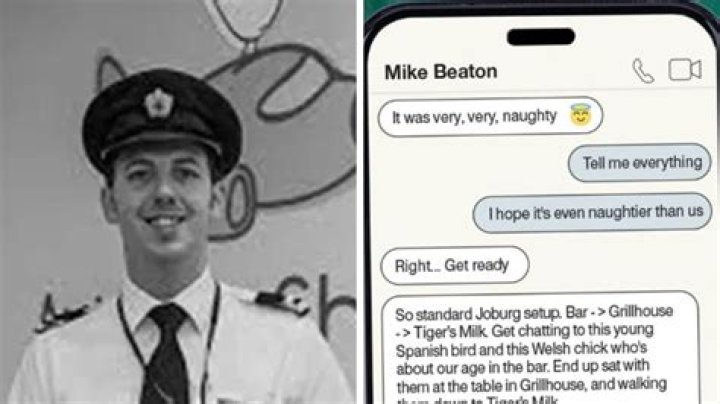 British Airways pilot Mike Beaton wild night