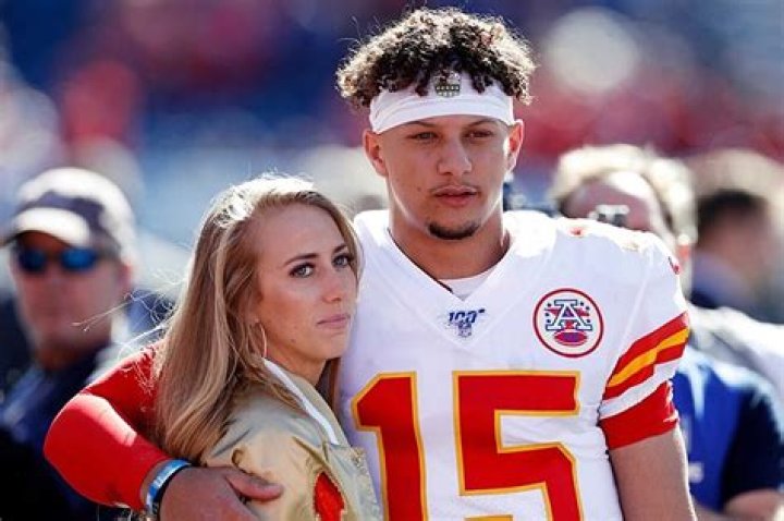 Brittany Mahomes Wore a Red Latex Jumpsuit and FullLength Fur at the