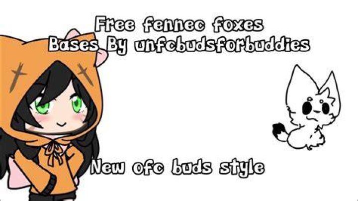 Budsforbuddies new style fennec fox base YouTube