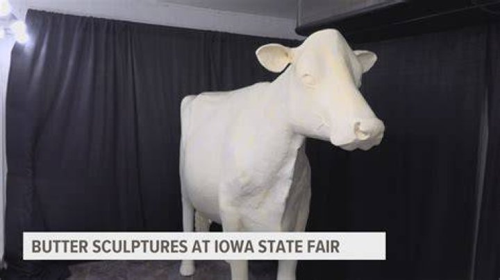 Butter Sculpture Of Iowa Star Caitlin Clark Is Incredible The Spun