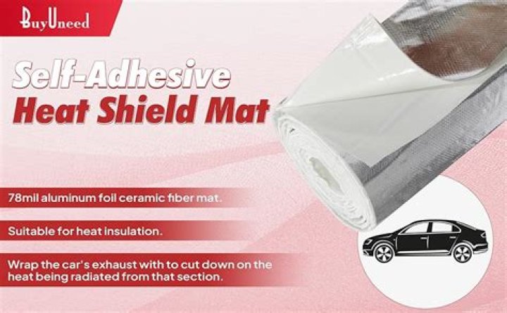 Buy Aluminized Heat Shield Mat Thermal Barrier Adhesive Backed Heat