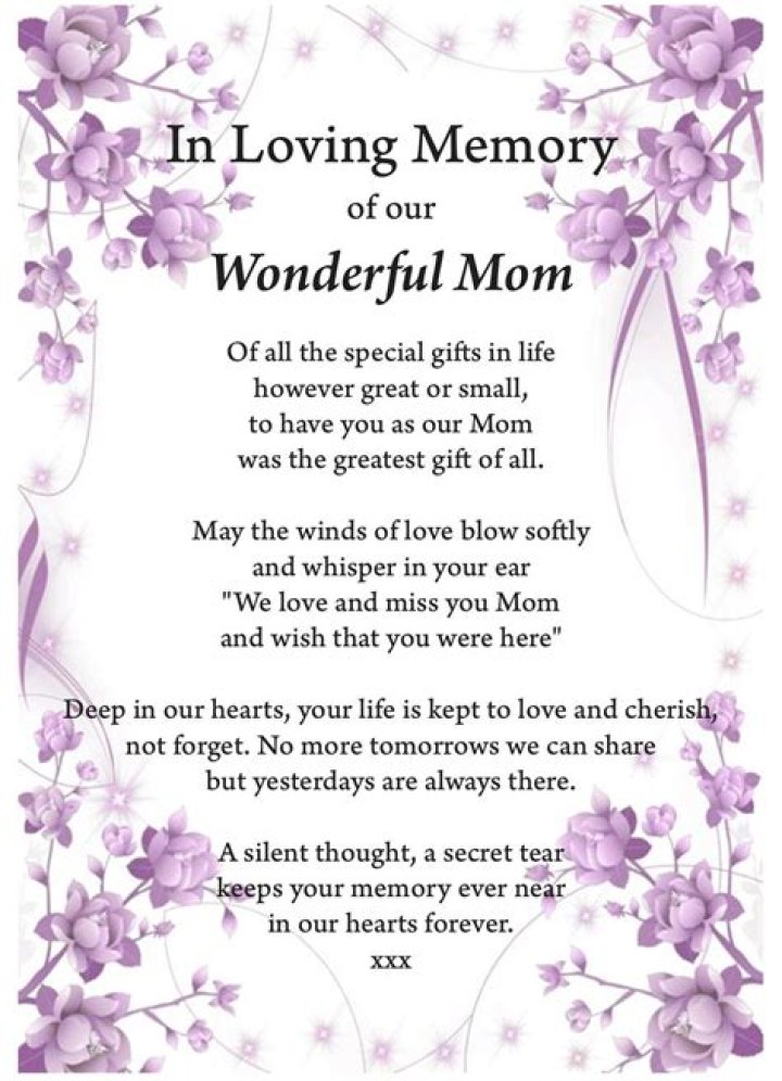 Buy In Loving Memory Mum On Your Birthday Memorial Graveside Funeral