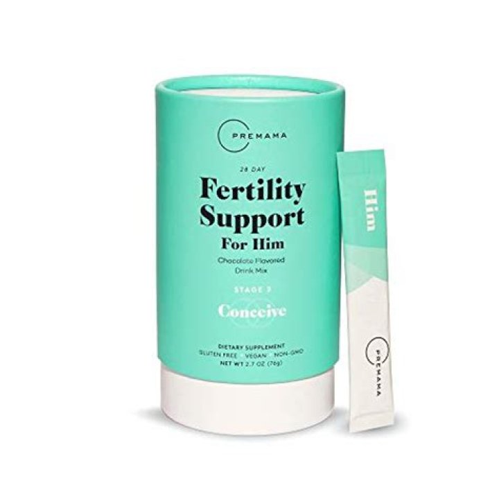 Buy PREMAMA Male Fertility Supplement Vegan Multi Drink Mix, Supports