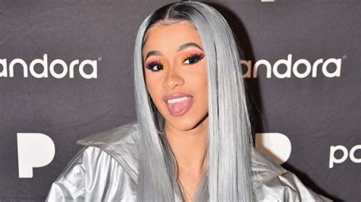Cardi B Wore Silver Hair and SunsetColored Makeup