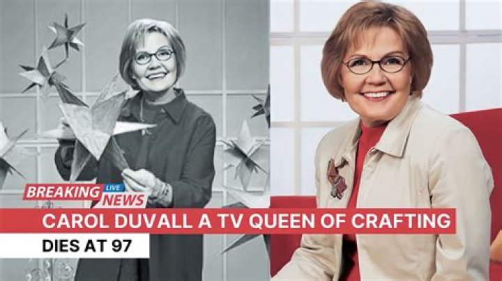 Carol Duvall, a TV Queen of Crafting, Dies at 97 The New York Times