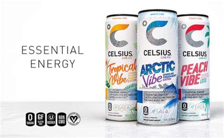 CELSIUS Essential Energy Drink 12 Fl Oz, Raspberry Acai Green Tea (Pack