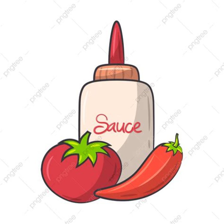 Chili Sauce Clipart Transparent Background, Red Chili Sauce Vector