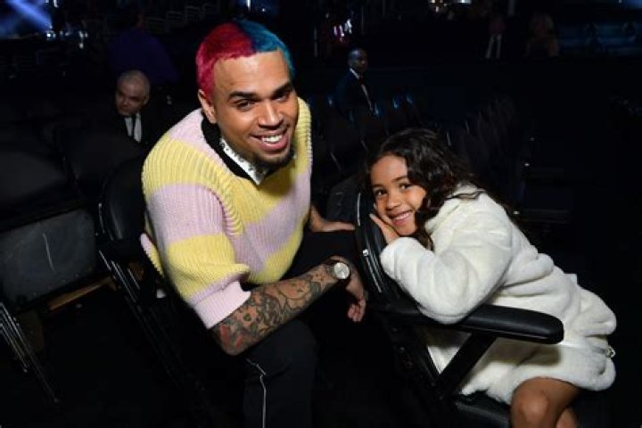 Chris Brown Makes Sweet Appearance With Daughter Royalty At The 2020