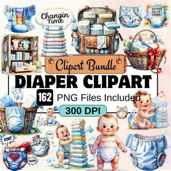 Clip Art Diaper Printable