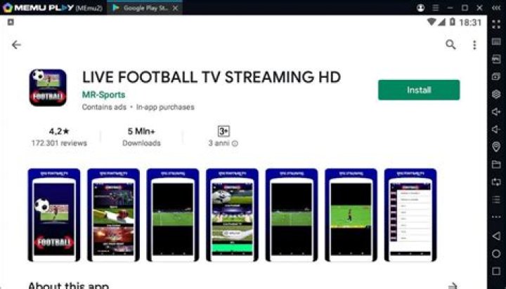 Come usare LIVE FOOTBALL TV STREAMING HD su PC MEmu Blog