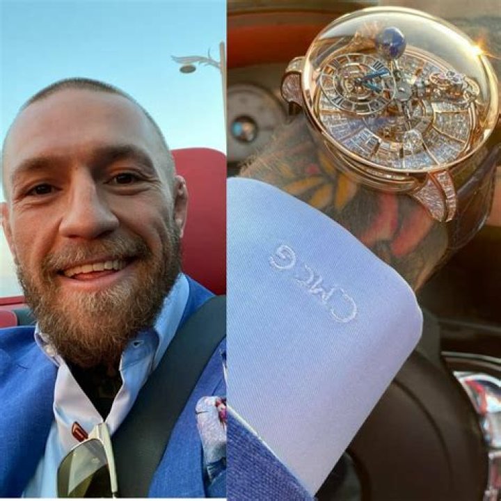 Connor Mcgregor shows off his 1m watch (photos/Video)