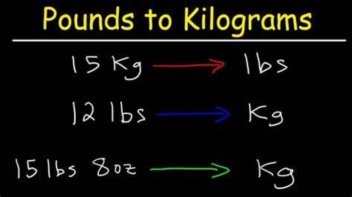 Convert From Pounds To Kilograms