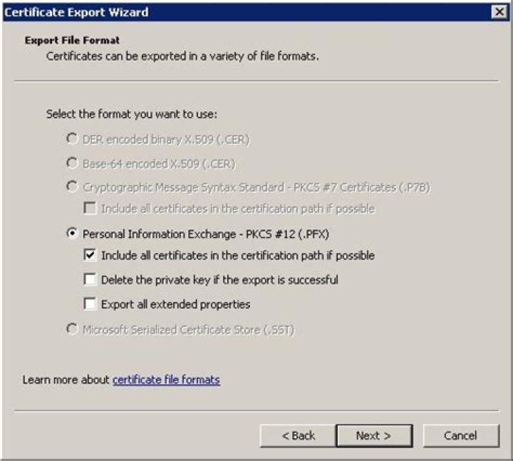 Convert PKCS12 (.pfx) Certificate to PEM (Base64) Icewolf Blog