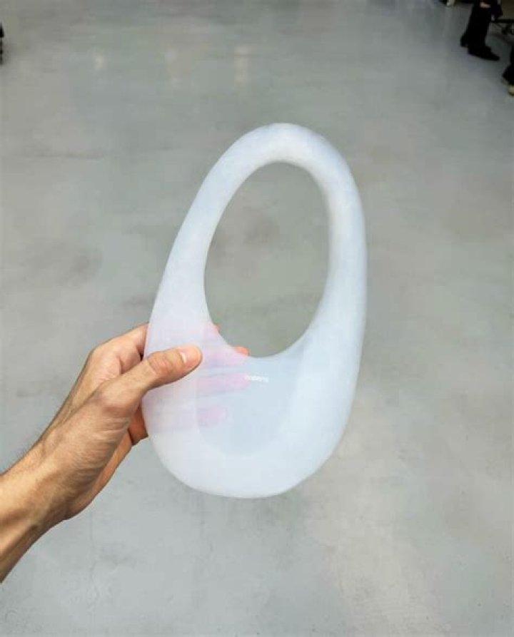 coperni reveals new swipe bag made of 99 air using NASA&rsquo;s silica aerogel
