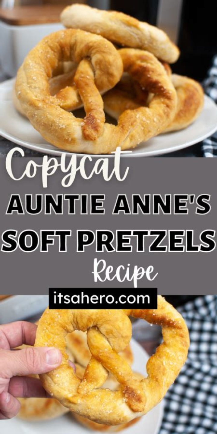 Copycat Auntie Anne's Pretzel Recipe